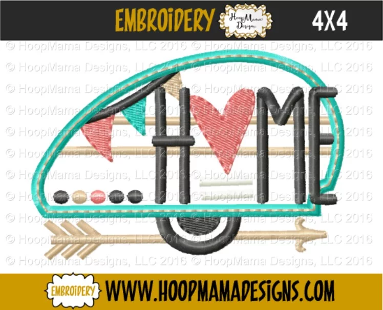 Camper Home- Embroidery and Cutting Options - Image 7