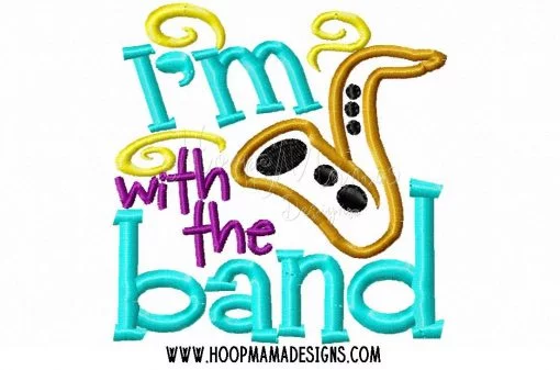 I'm With The Band- Embroidery and Cutting Option - Image 8