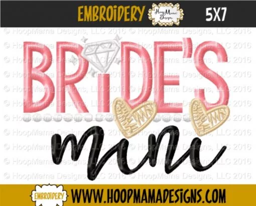Brides Mini - Embroidery and Cutting Options - Image 2