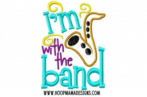 I'm With The Band- Embroidery and Cutting Option - Image 2