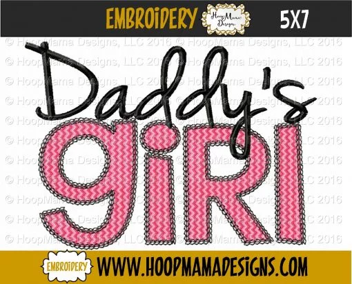 Daddy's Girl - Embroidery and Cutting Option - Image 2