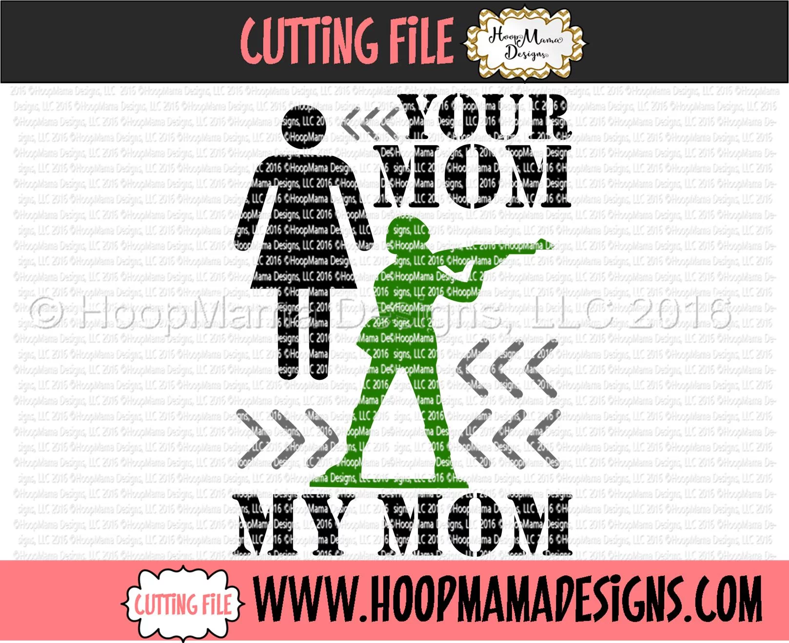 Your Mom My Mom MILITARY - Embroidery and Cutting Option - Image 3
