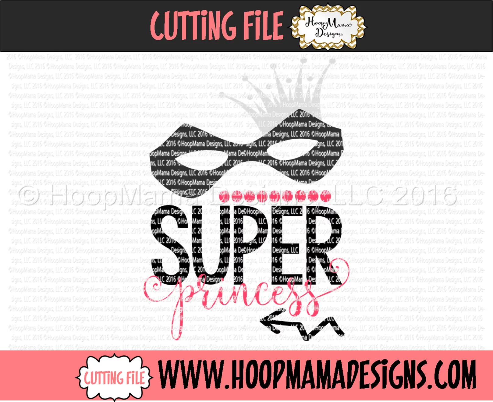 Super Princess - Embroidery and Cutting Option - Image 3