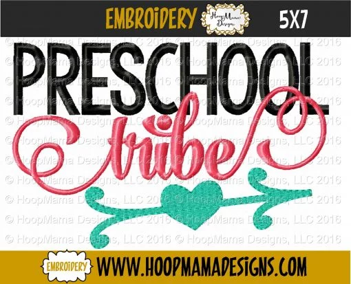 Preschool Tribe - Embroidery and Cutting Options - Image 2