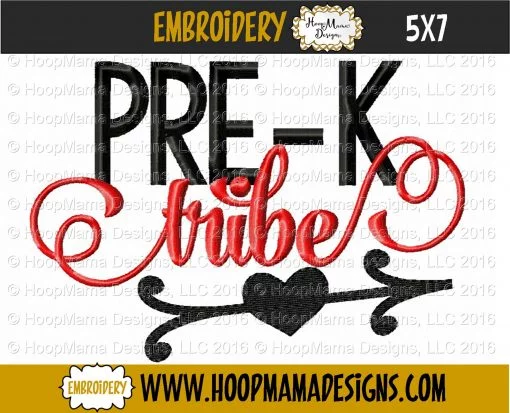 Pre-K Tribe - Embroidery and Cutting Options - Image 2