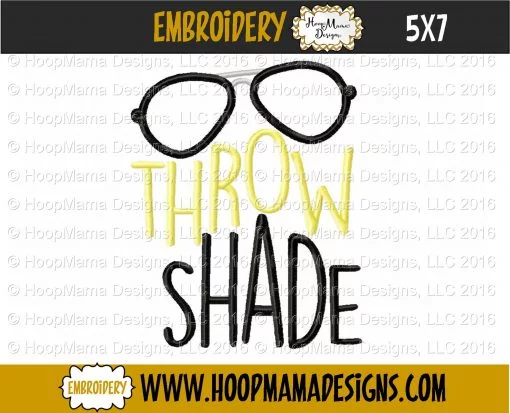Throw Shade BOY - Embroidery and Cutting Options - Image 2