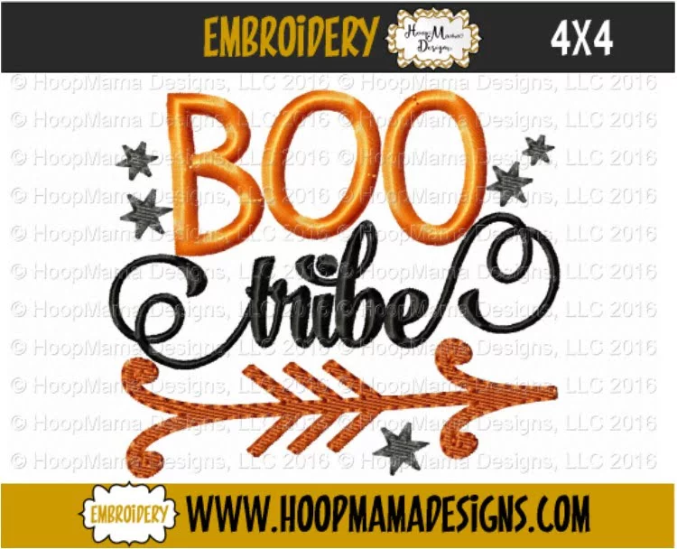 Boo Tribe - Embroidery and Cutting Options - Image 3