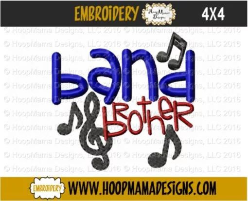 Band Brother - Embroidery and Cutting Options - Image 3
