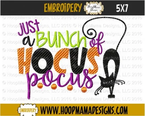 Just A Bunch Of Hocus Pocus - Embroidery and Cutting Options - Image 2