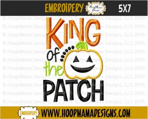 King Of The Patch - Embroidery and Cutting Options - Image 2