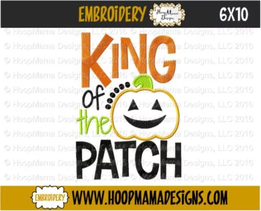 King Of The Patch - Embroidery and Cutting Options - Image 4