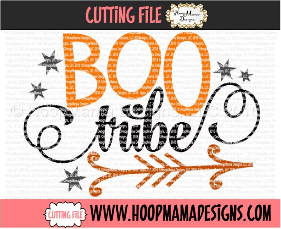 Boo Tribe - Embroidery and Cutting Options - Image 5