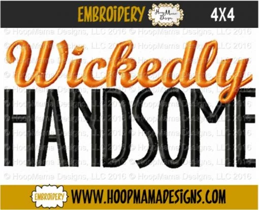 Wickedly Handsome - Embroidery and Cutting Options - Image 3