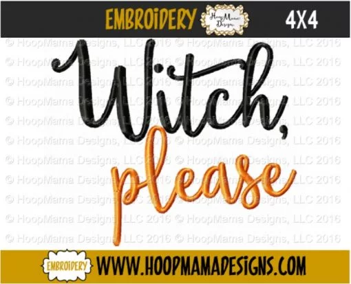Witch Please - Embroidery and Cutting Options - Image 3