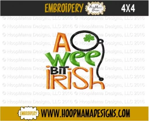A Wee Bit Irish - Embroidery and Cutting Options - Image 3