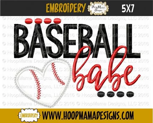 Baseball Babe - Embroidery and Cutting Options - Image 2