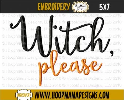 Witch Please - Embroidery and Cutting Options - Image 2