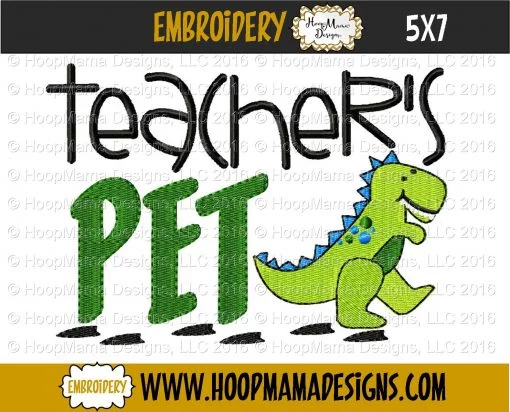 Teacher's Pet BOY - Embroidery and Cutting Options - Image 2