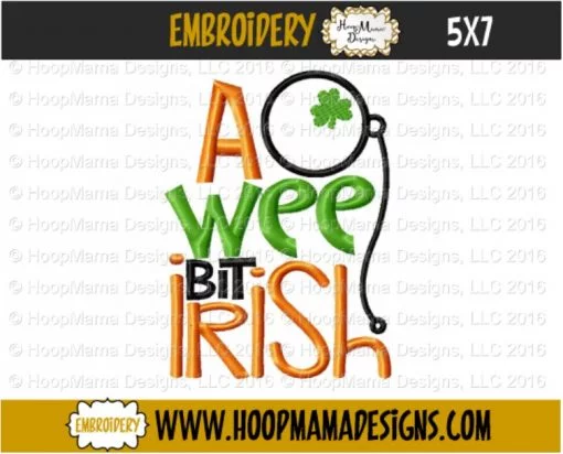 A Wee Bit Irish - Embroidery and Cutting Options - Image 2