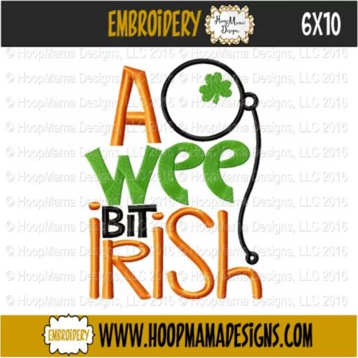 A Wee Bit Irish - Embroidery and Cutting Options - Image 4