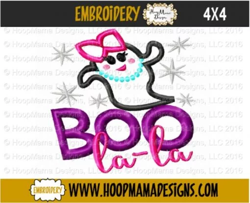 BOO La La - Embroidery and Cutting Options - Image 3
