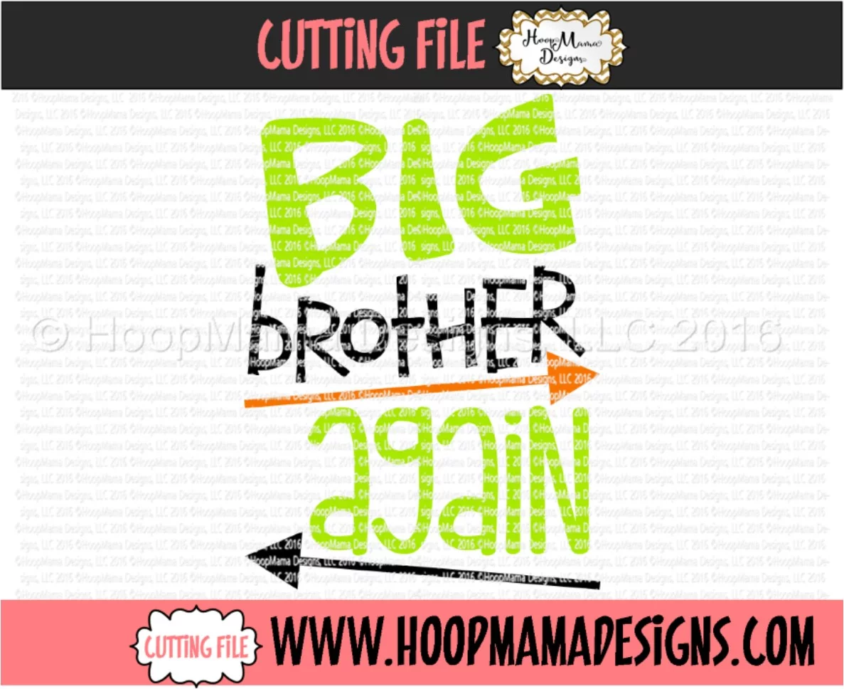 Big Brother Again - Embroidery and Cutting Options - Image 5