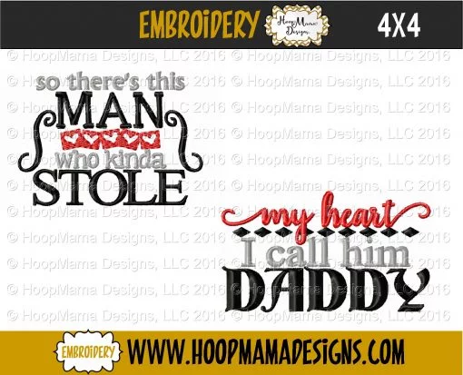 So There's This Man - Embroidery and Cutting Options - Image 3