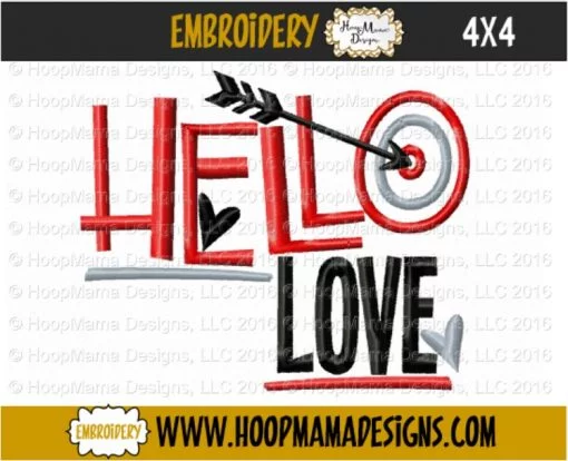 Hello Love BOY - Embroidery and Cutting Options - Image 3