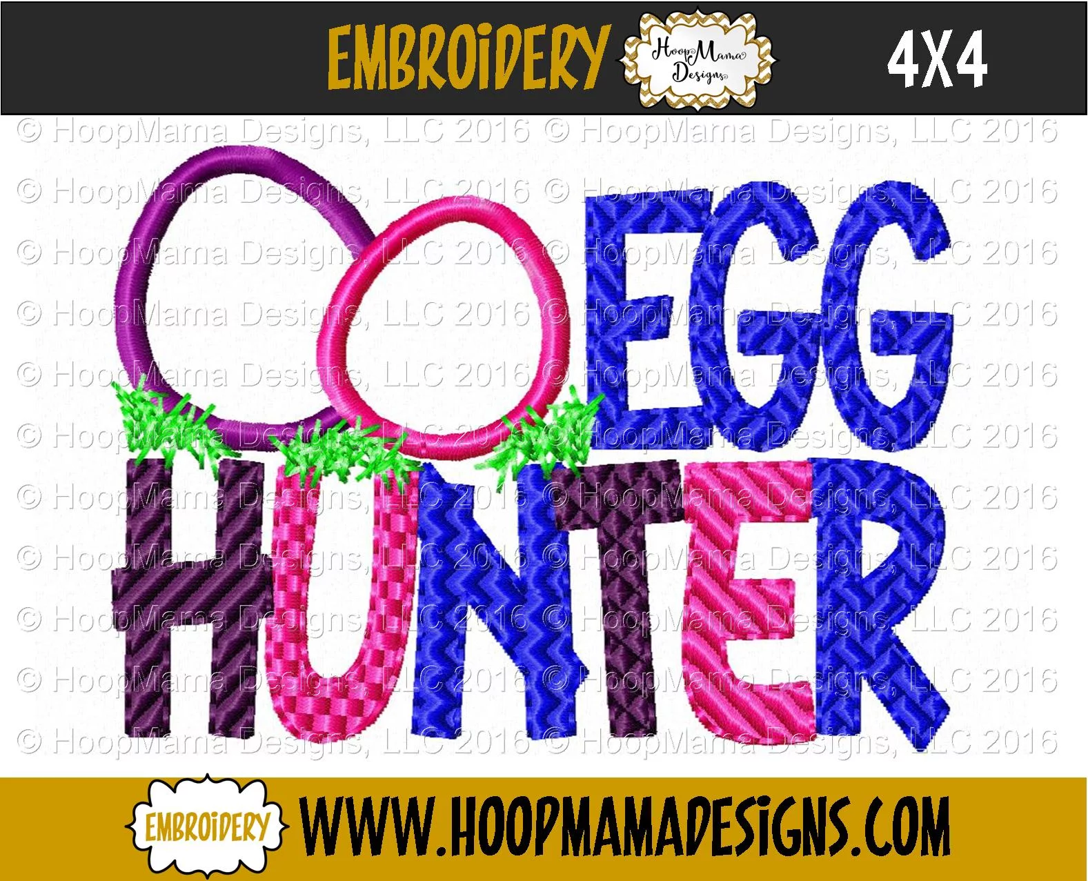 Egg Hunter - Embroidery and Cutting Options - Image 3