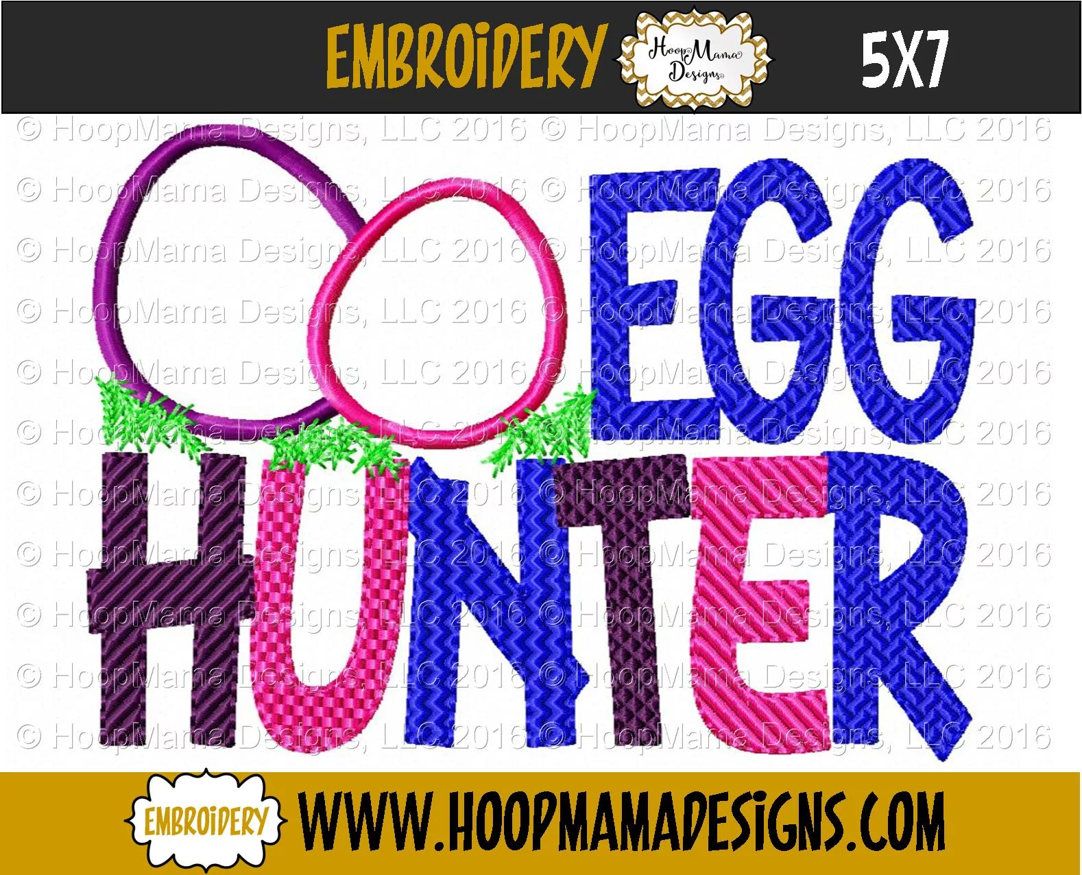 Egg Hunter - Embroidery and Cutting Options - Image 2
