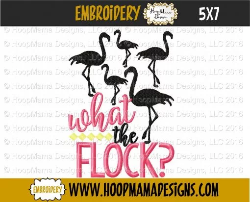 What The Flock?- Embroidery and Cutting Options - Image 2