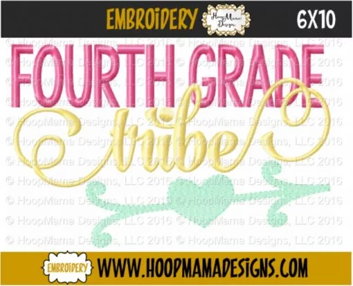 Fourth Grade Tribe - Embroidery and Cutting Options - Image 4