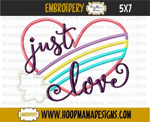 Just Love - Embroidery and Cutting Options - Image 2