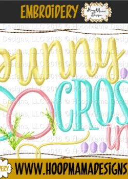 Download Bunny Crossing - Embroidery and Cutting Options - HoopMama