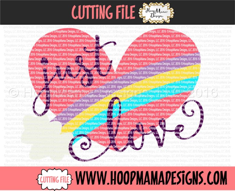 Just Love - Embroidery and Cutting Options - HoopMama