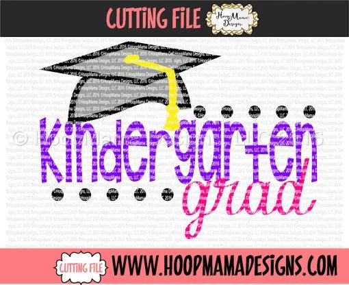 Kindergarten Grad - Embroidery and Cutting Options - Image 5
