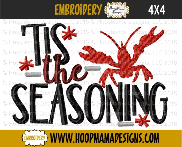 Tis The Seasoning - Embroidery and Cutting Options - Image 3