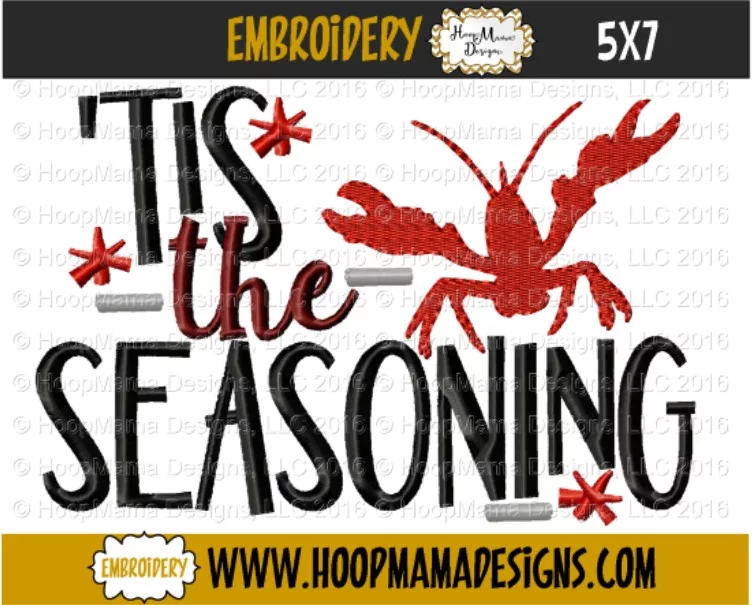 Tis The Seasoning - Embroidery and Cutting Options - Image 2