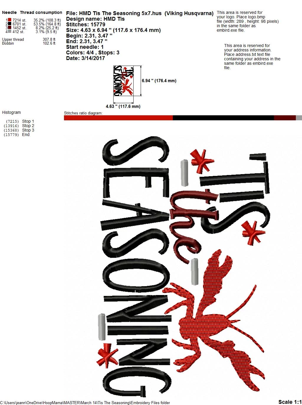 Tis The Seasoning - Embroidery and Cutting Options - Image 7