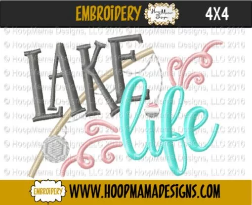 Lake Life - Embroidery and Cutting Options - Image 3