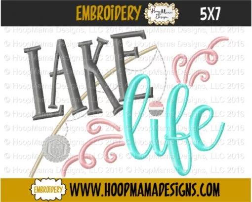 Lake Life - Embroidery and Cutting Options - Image 2