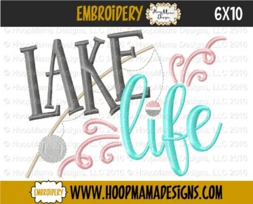 Lake Life - Embroidery and Cutting Options - Image 4