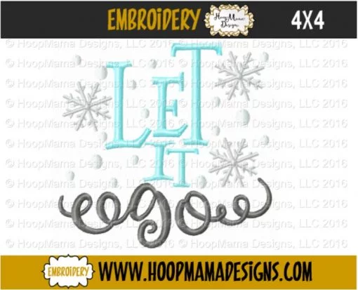 Let It Go - Embroidery and Cutting Options - Image 2