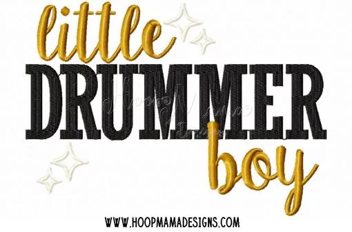 Little Drummer Boy - Embroidery and Cutting Options - Image 2