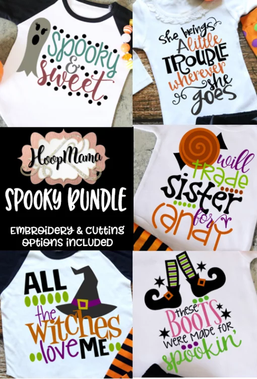 Spooky Embroidery & Cutting Bundle