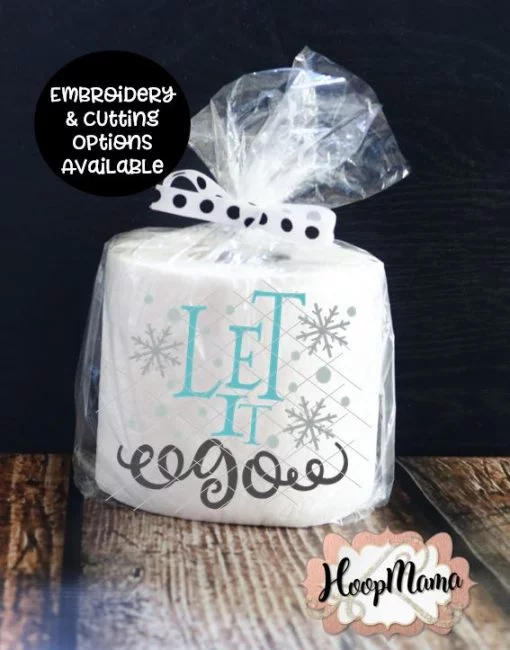 Let It Go - Embroidery and Cutting Options