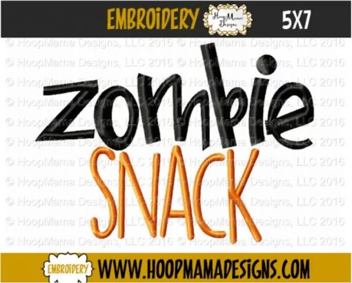 Zombie Snack - Embroidery and Cutting Options - Image 2