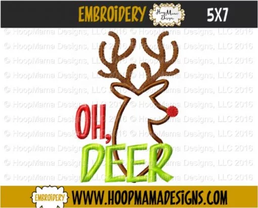 Oh Deer - Embroidery and Cutting Options - Image 2
