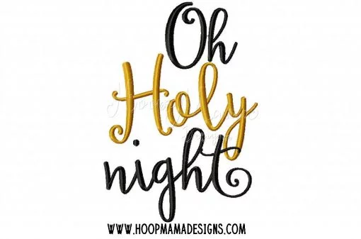 Oh Holy Night - Embroidery and Cutting Options - Image 2