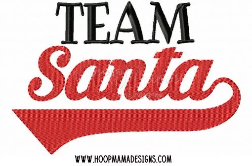 Team Santa - Embroidery and Cutting Options - Image 2